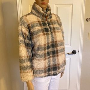 NWT Thread+Supply Teddy 1/4 Zip
